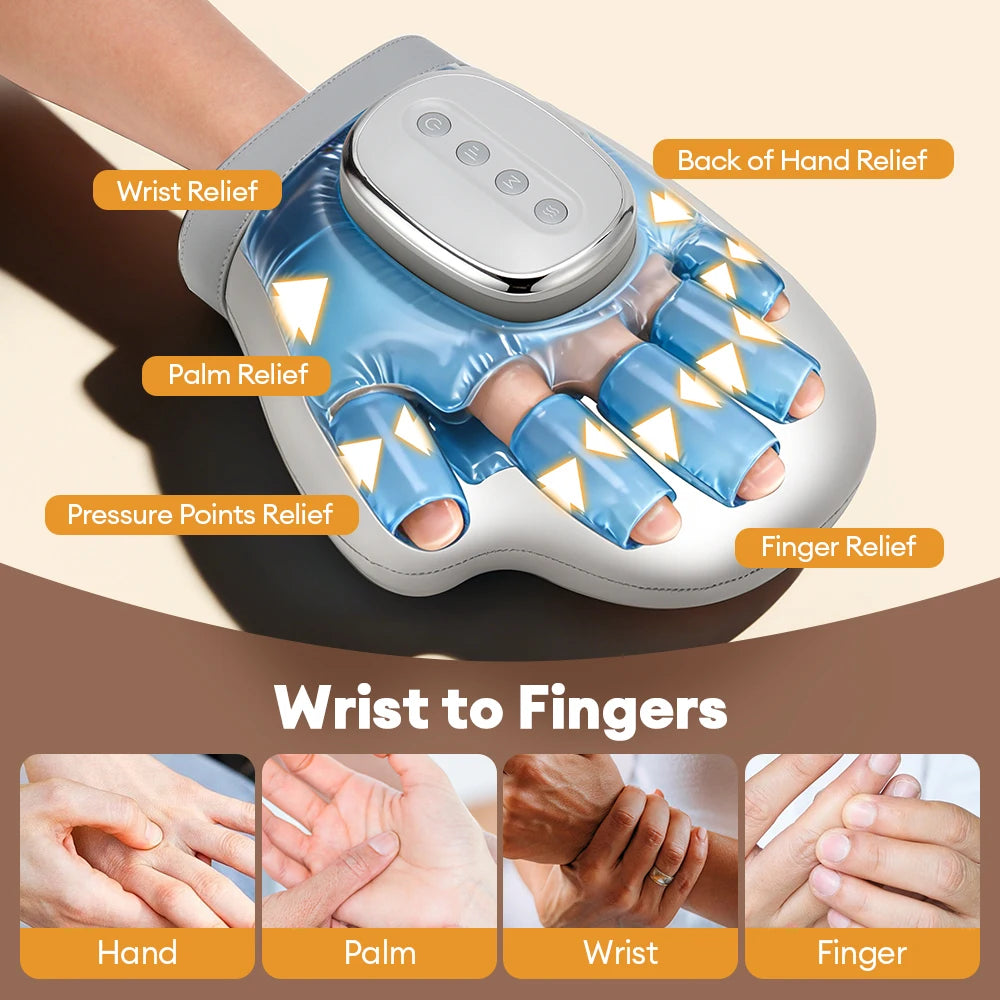 Intelligent Thermal Air Compression Hand Massager
