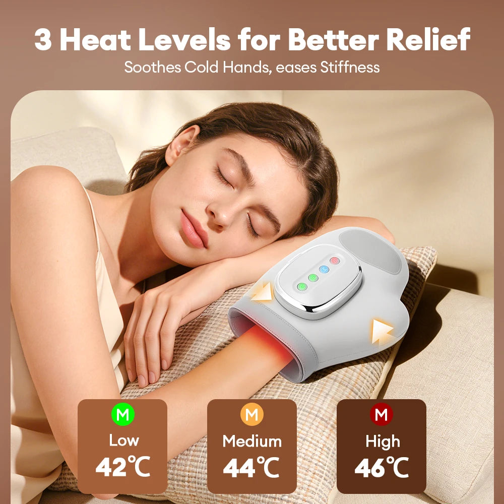 Intelligent Thermal Air Compression Hand Massager