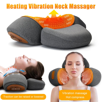 Advanced Cervical Traction Heat Massager