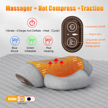 Advanced Cervical Traction Heat Massager