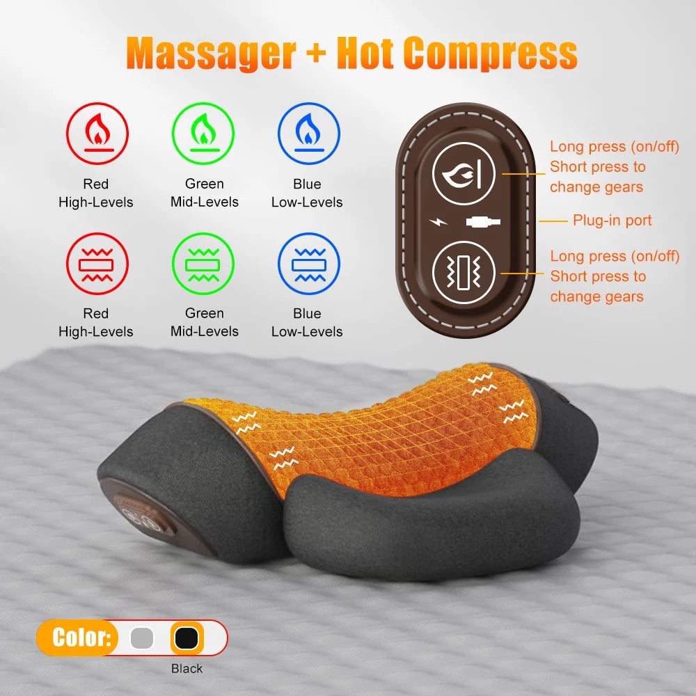 Advanced Cervical Traction Heat Massager